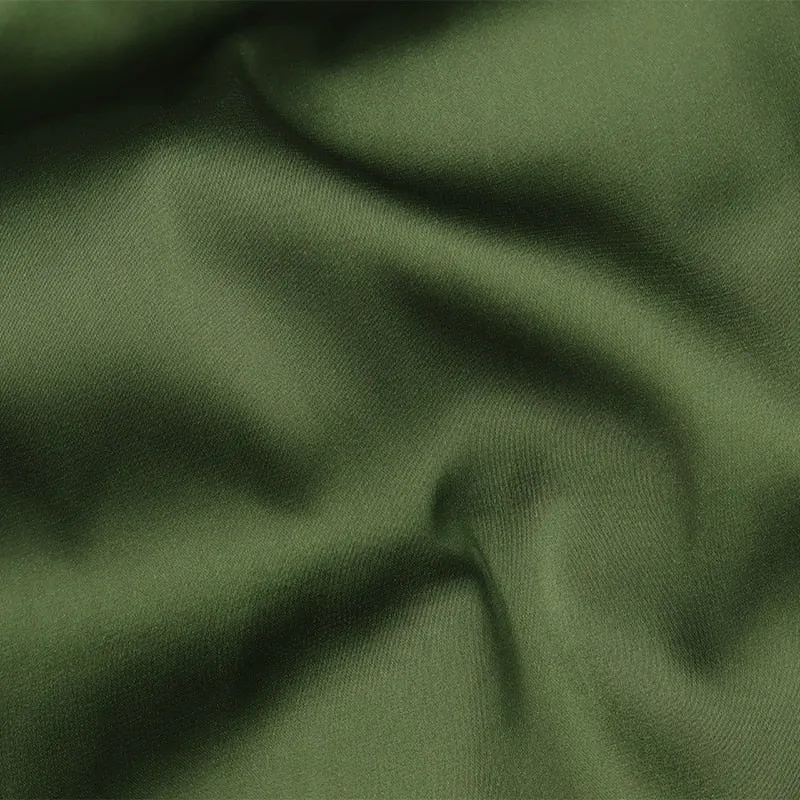 Ruched Satin Summer Dress