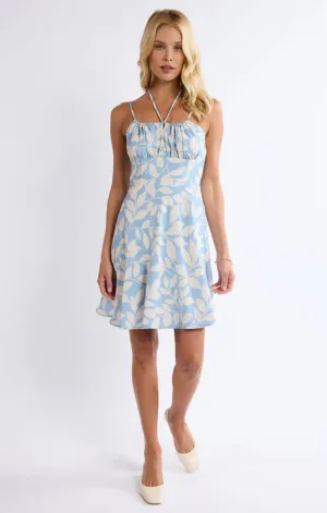 Sage The Label - Day Date Tie Front Mini Dress