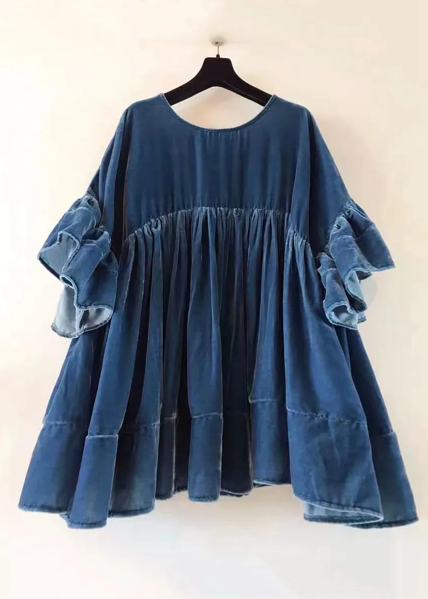 Saindra - Short dress with butterfly sleeves