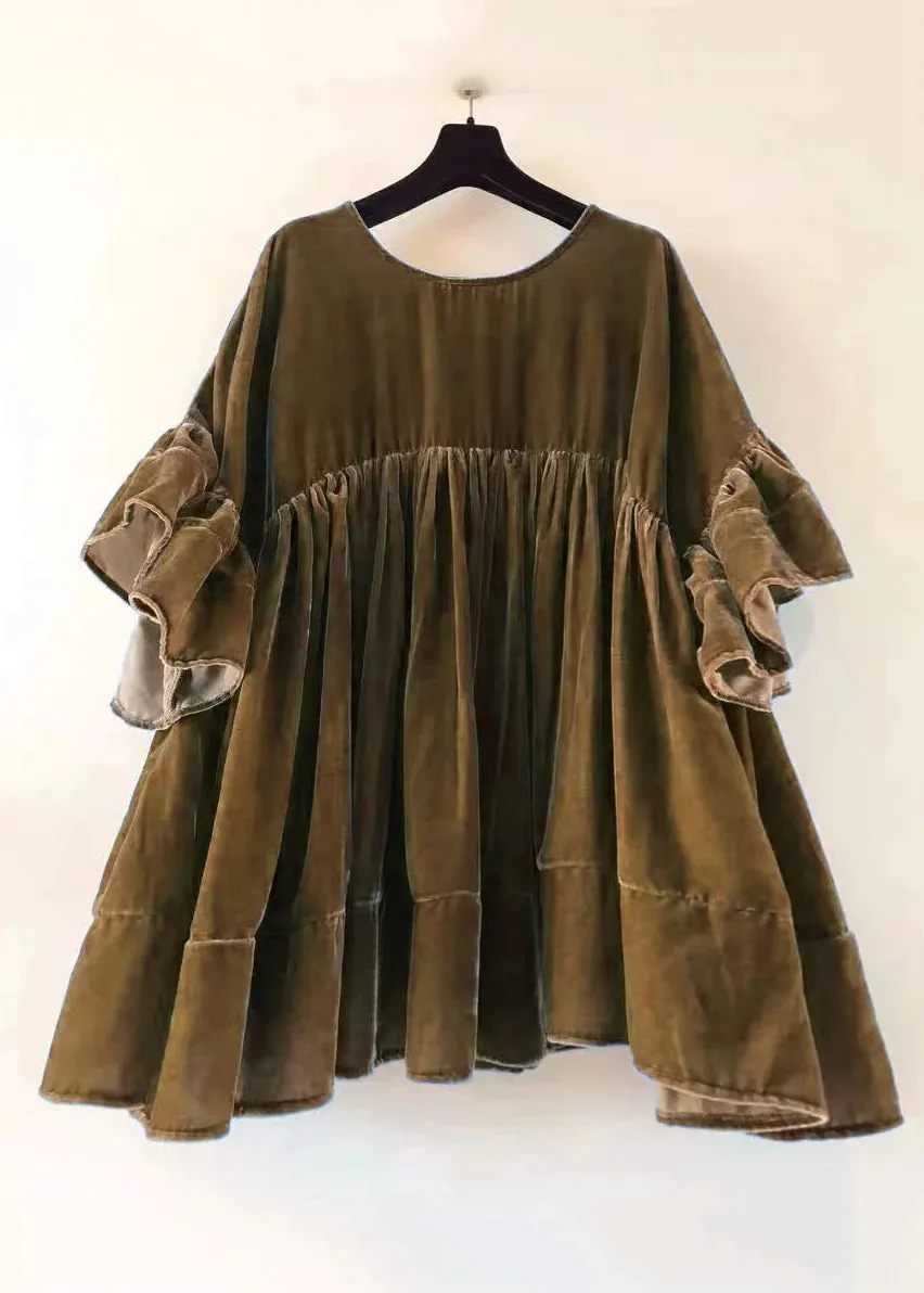 Saindra - Short dress with butterfly sleeves