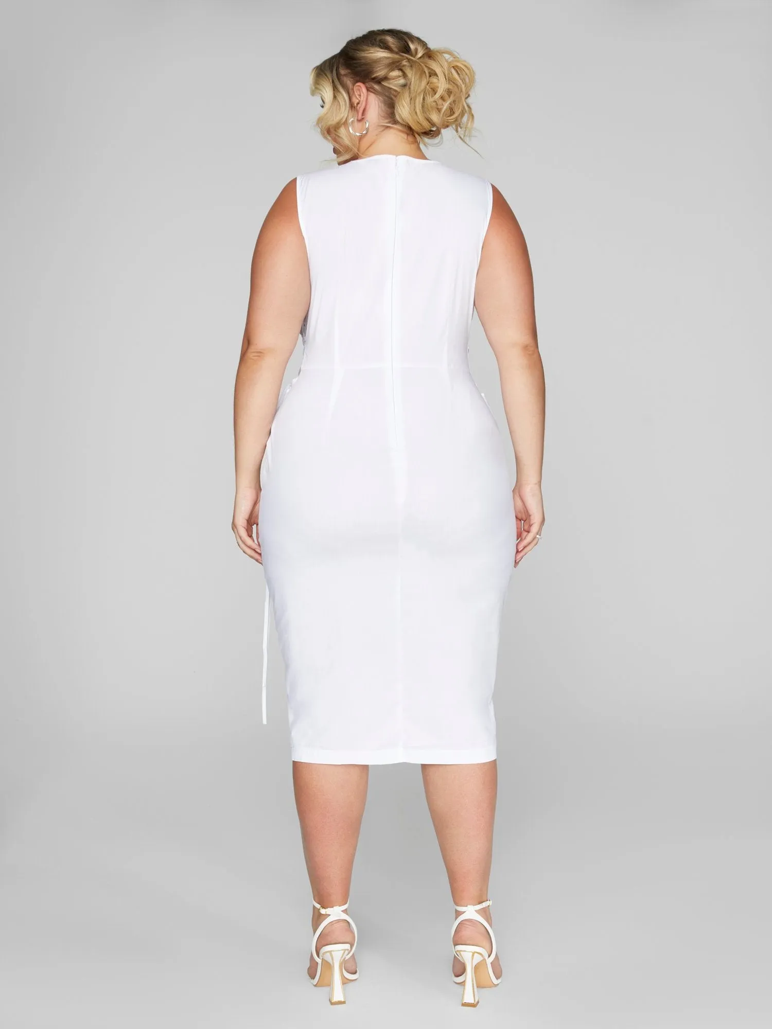 Sarita Lace-Up Side Detail Dress