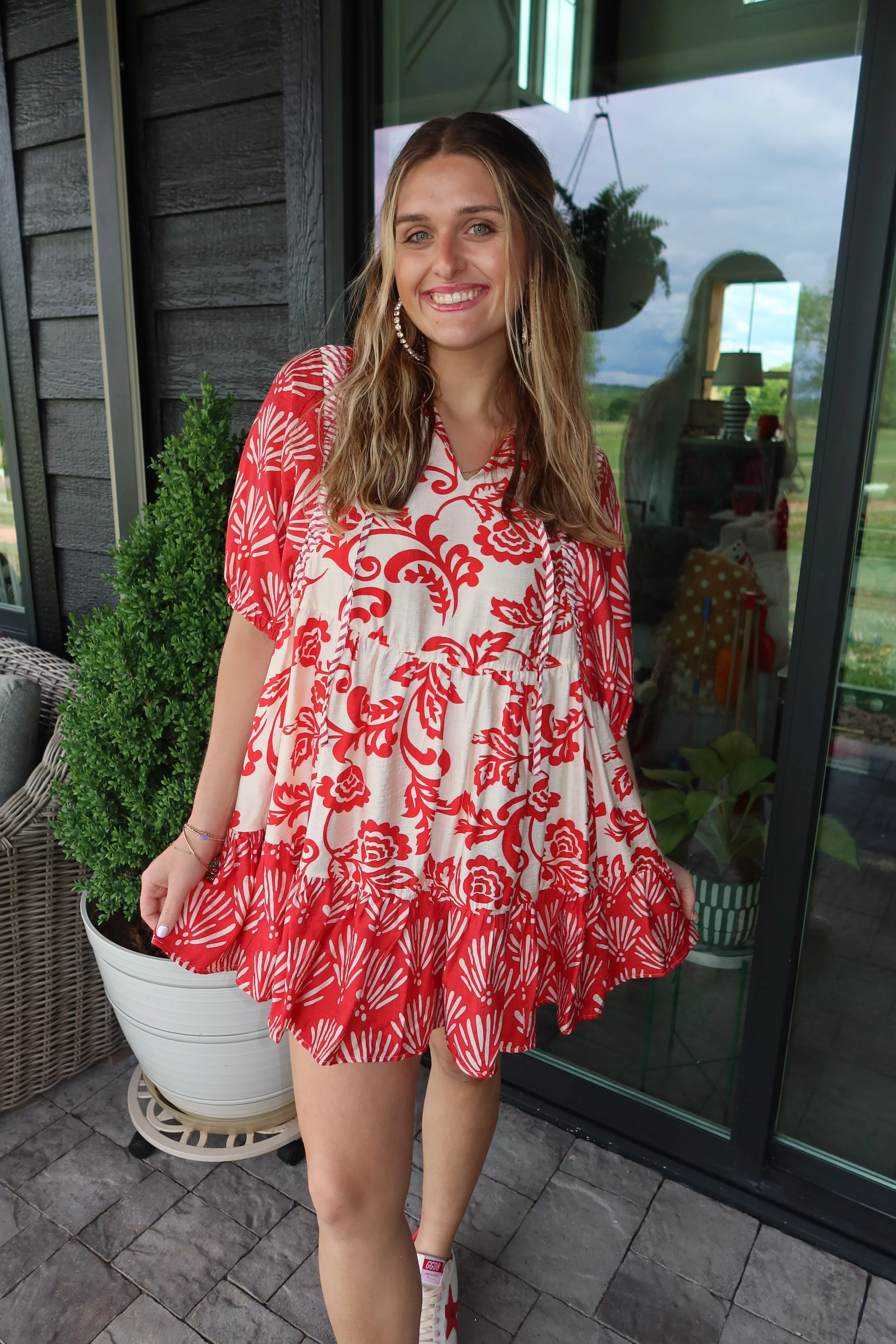 Scarlet Poppy Dress