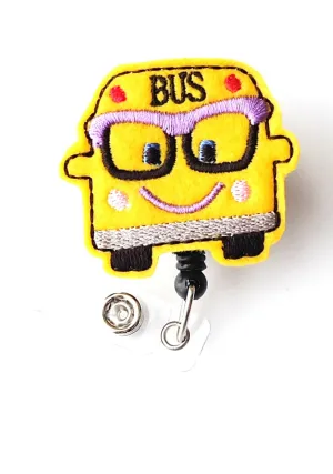 School Bus Badge Holder Reel