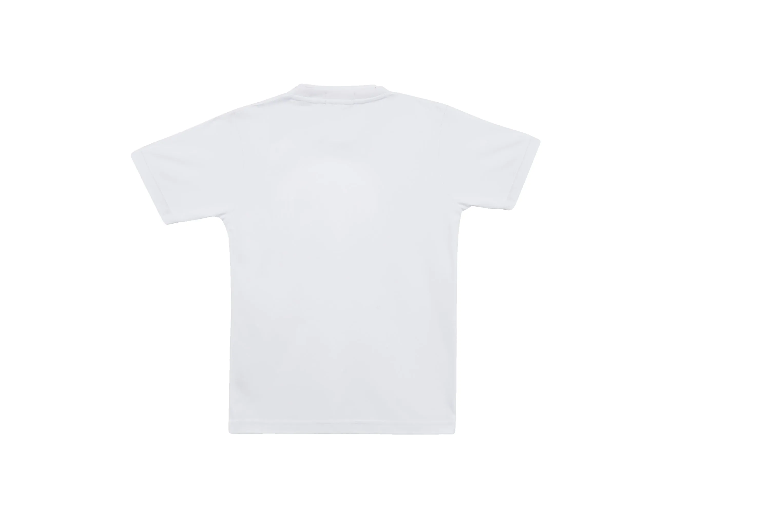 School Uniform Round Neck White T-Shirt