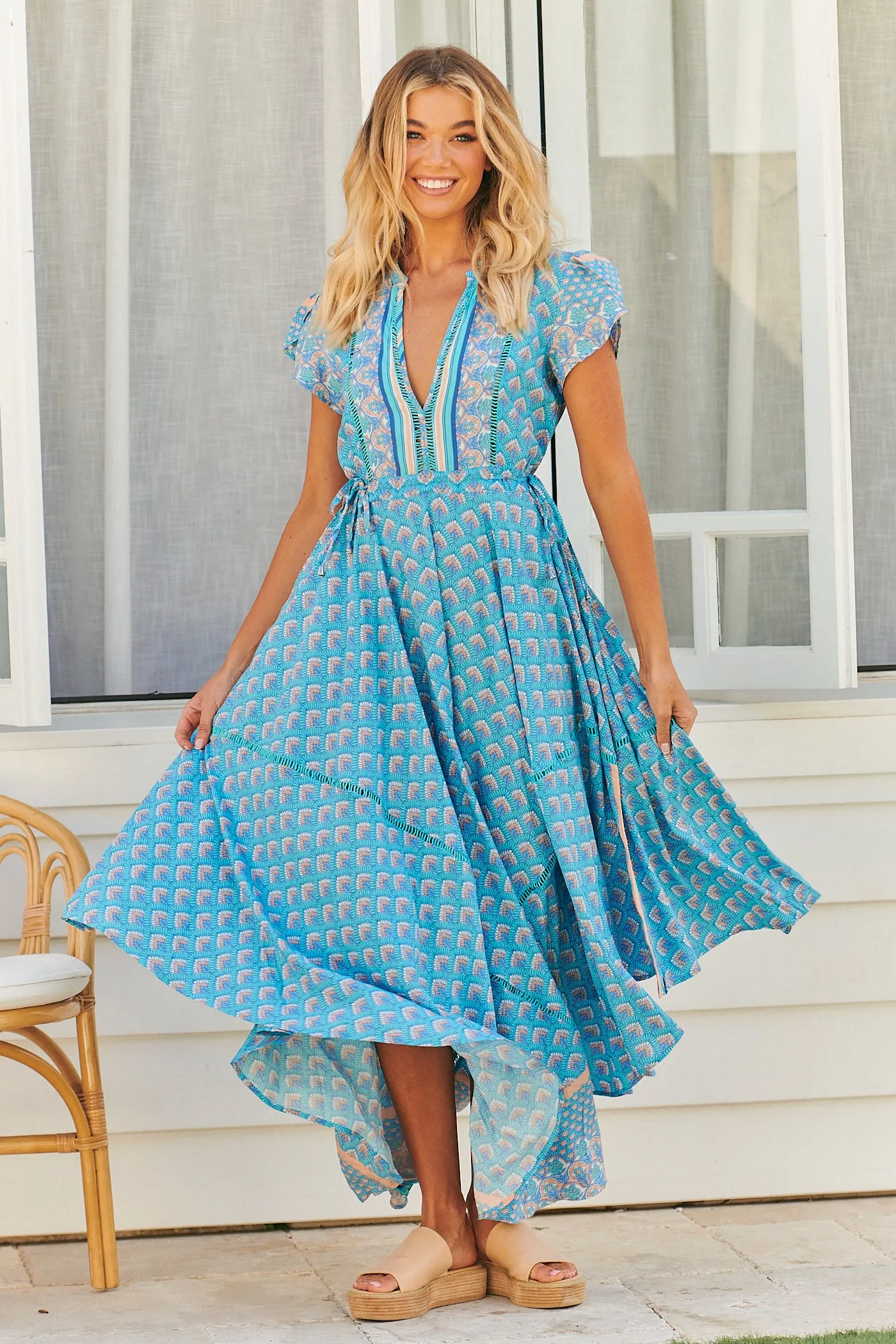 Sea Eden Print Asher Dress