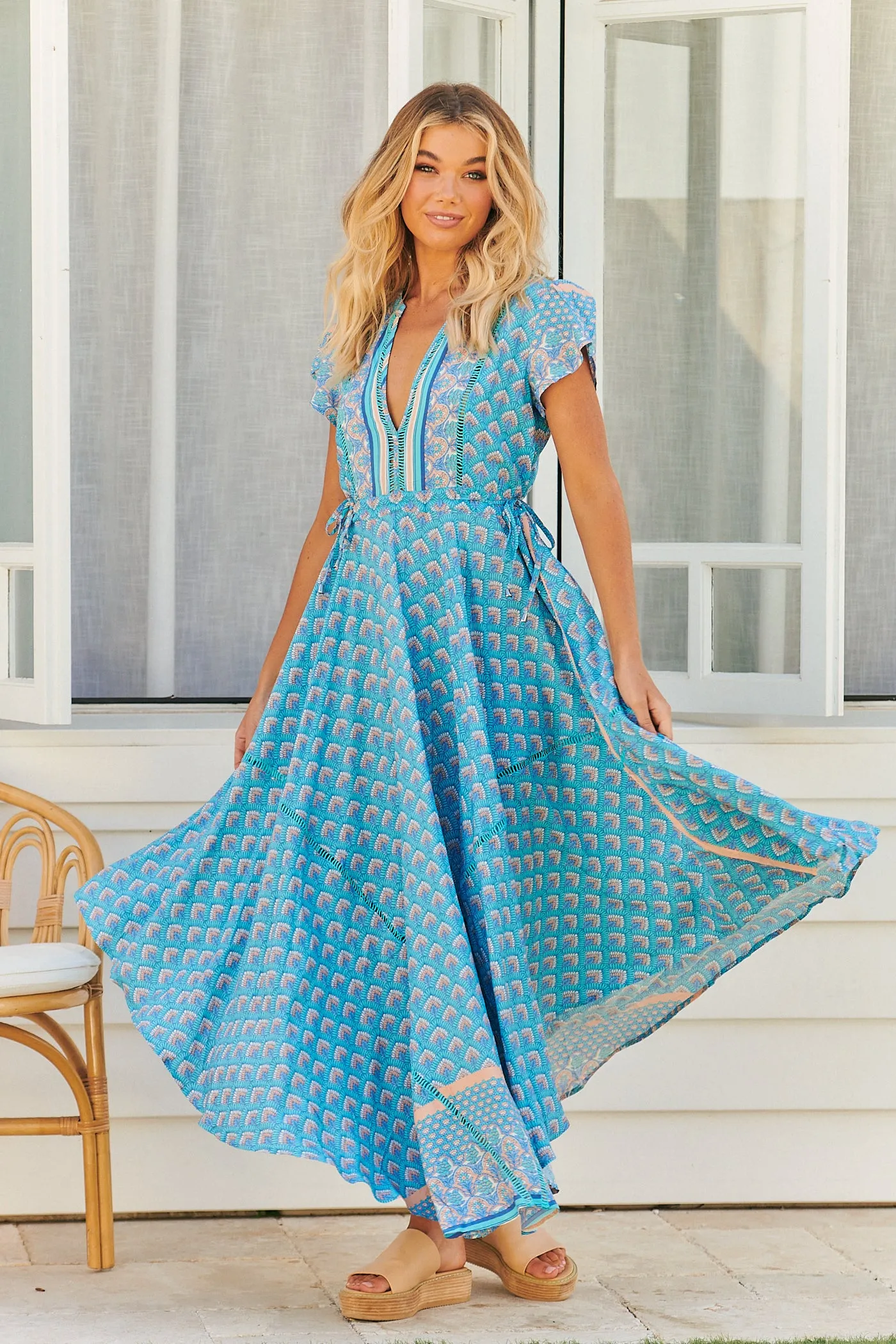 Sea Eden Print Asher Dress