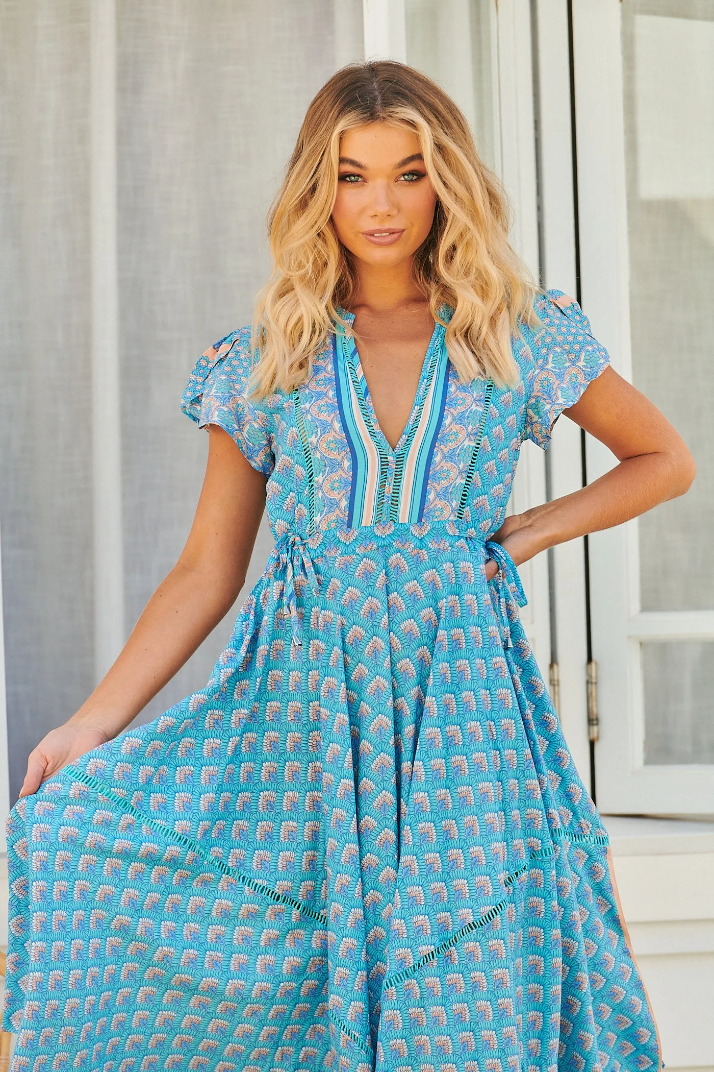 Sea Eden Print Asher Dress