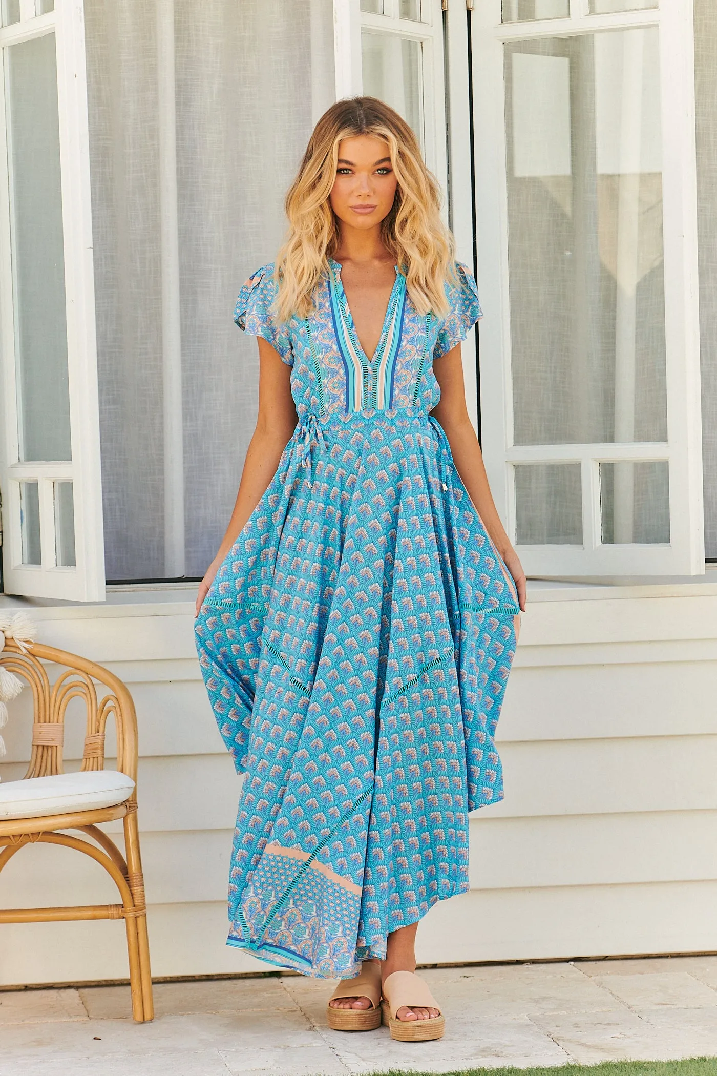 Sea Eden Print Asher Dress