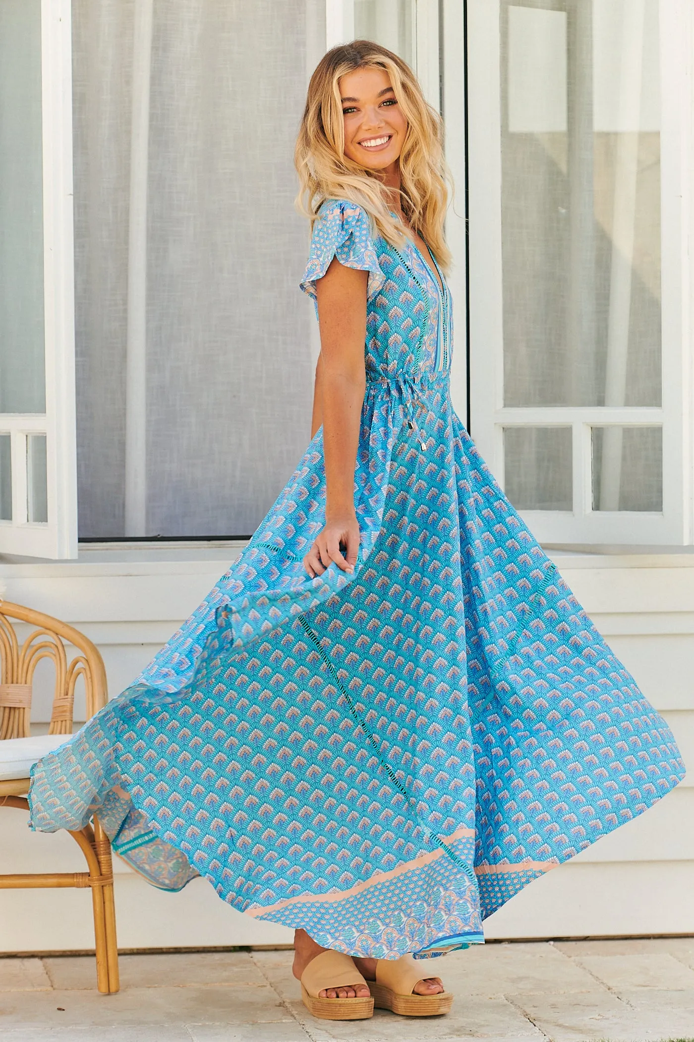Sea Eden Print Asher Dress