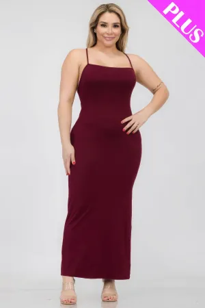 “Shai” Burgundy Maxi Dress
