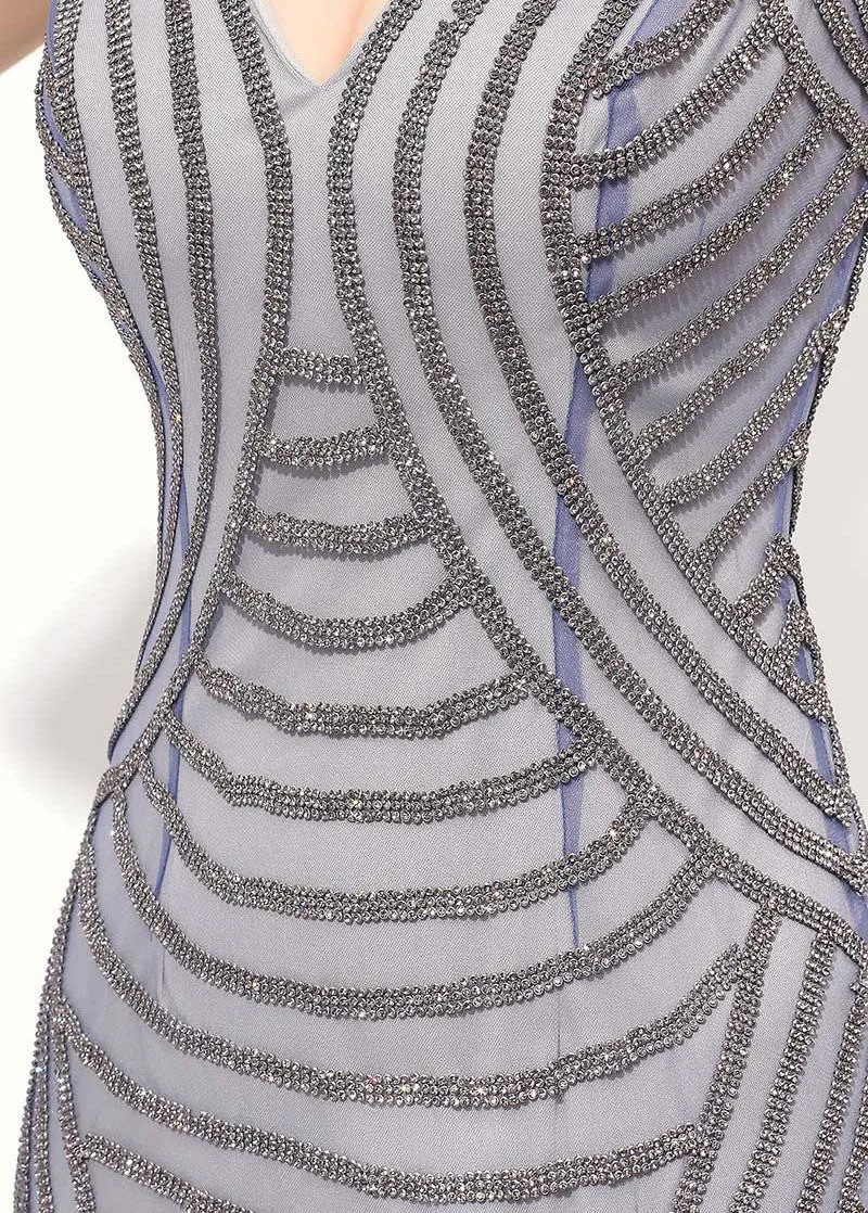 Sheath Cocktail Dresses With Beadings