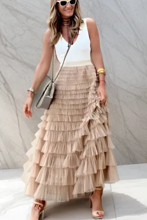 Simona - Stylish dress with ruffles
