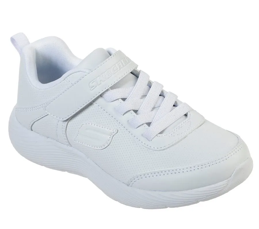 Skechers White School Trainers