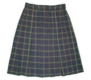 Skirt, Plaid #3M Full Box Pleat