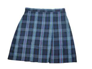 Skirt, Plaid #41 with Double Side Pleat