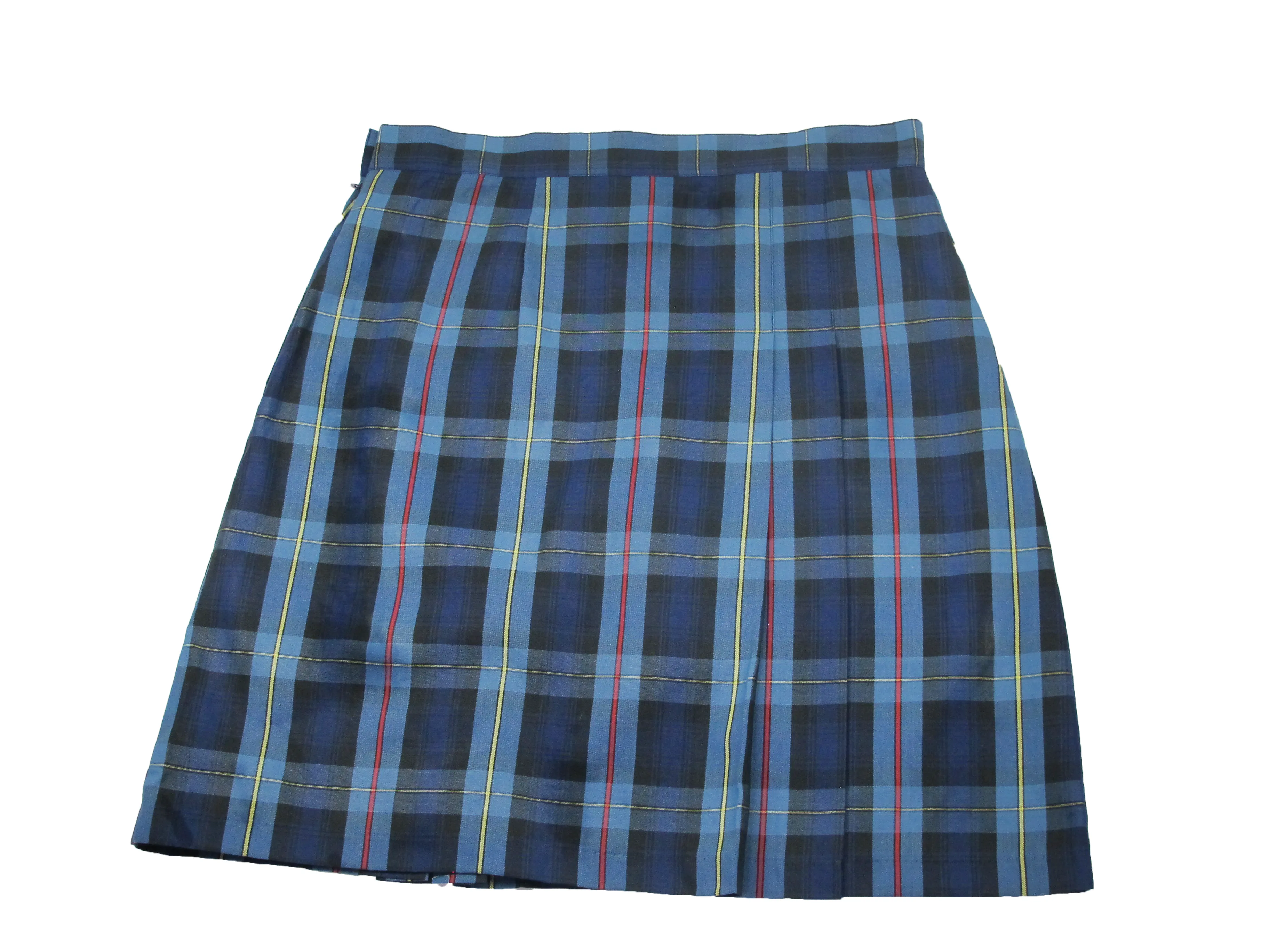 Skirt, Plaid #41 with Double Side Pleat
