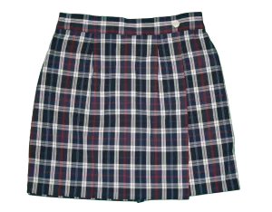 Skort, Plaid #285 with Front Flap