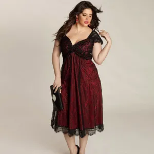 Sleeveless Party Dress (Plus Size)