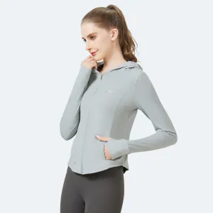 Slim Fit Hooded Sun Protection Jacket