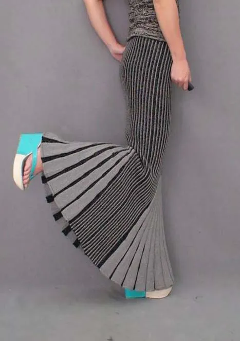 Slim Thick Knitted Winter Skirts For Women