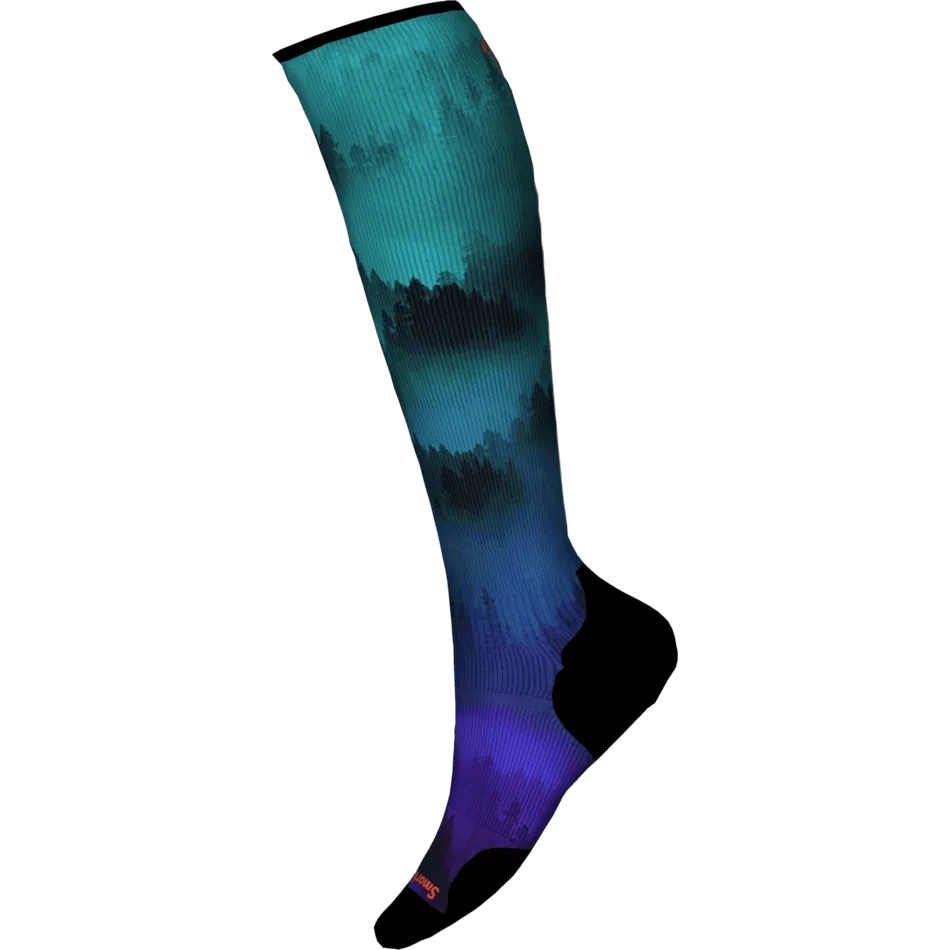 Smartwool Men's Ski Targeted Cushion Compression Print Over The Calf Socks 2025