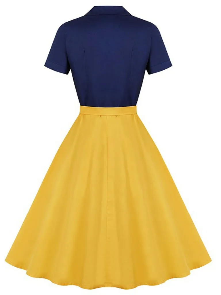 Snow White Style Inspired 50s Autumn Dress
