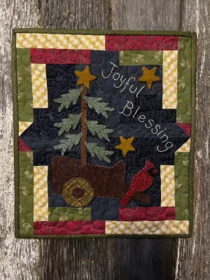 Snugg-let Joyful - Mini Wool Applique Pattern