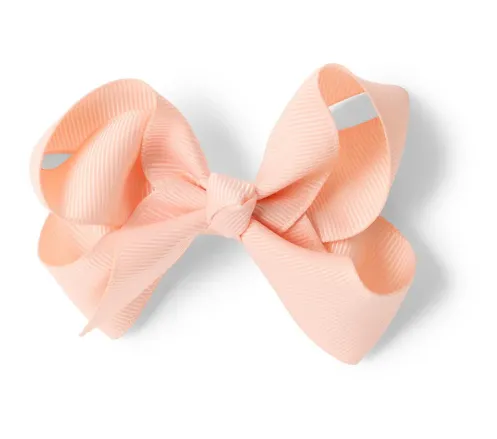 SNUGGLE HUNNY PEACH BOW HAIR CLIP