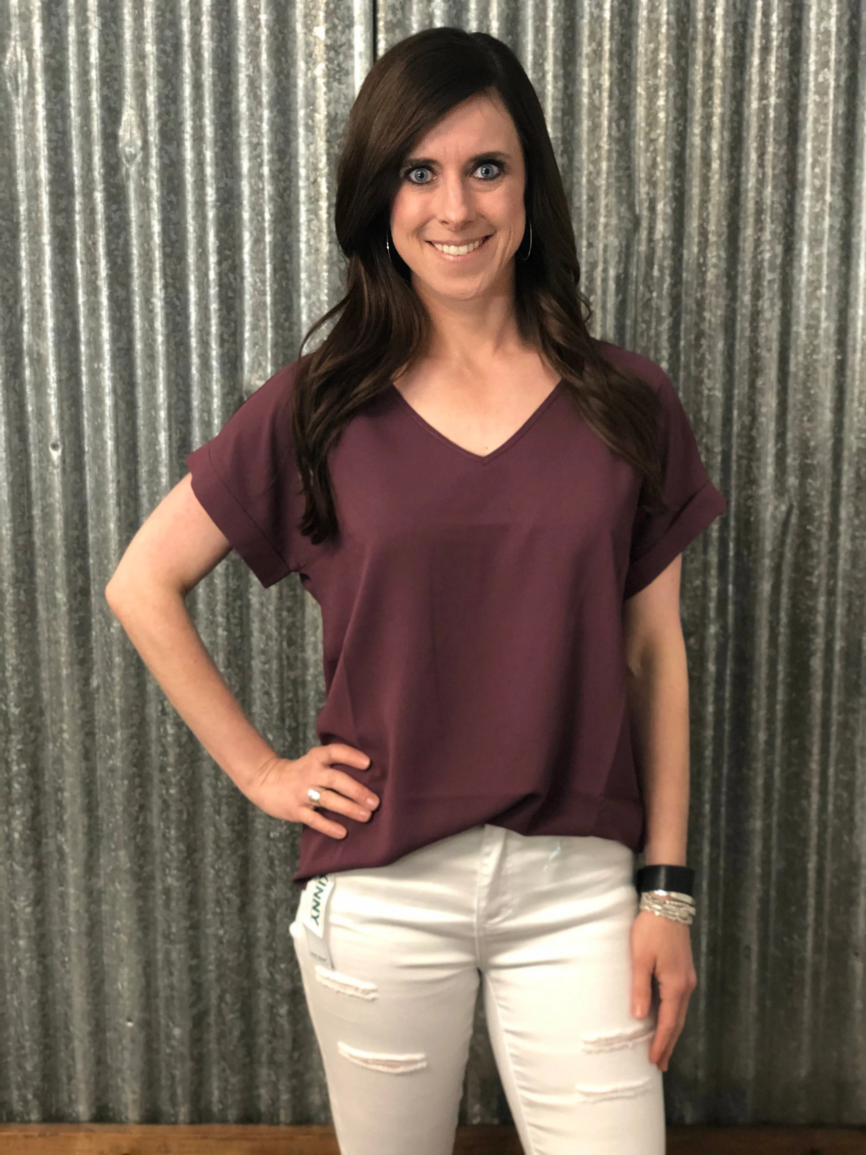Sophia V-Neck Top