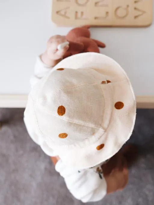 Spice Dots Terry Sun Hat