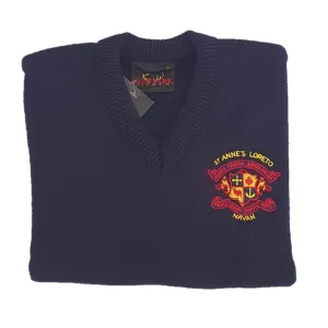 St Anne's Loreto Primary School Jumper - Wool Mix