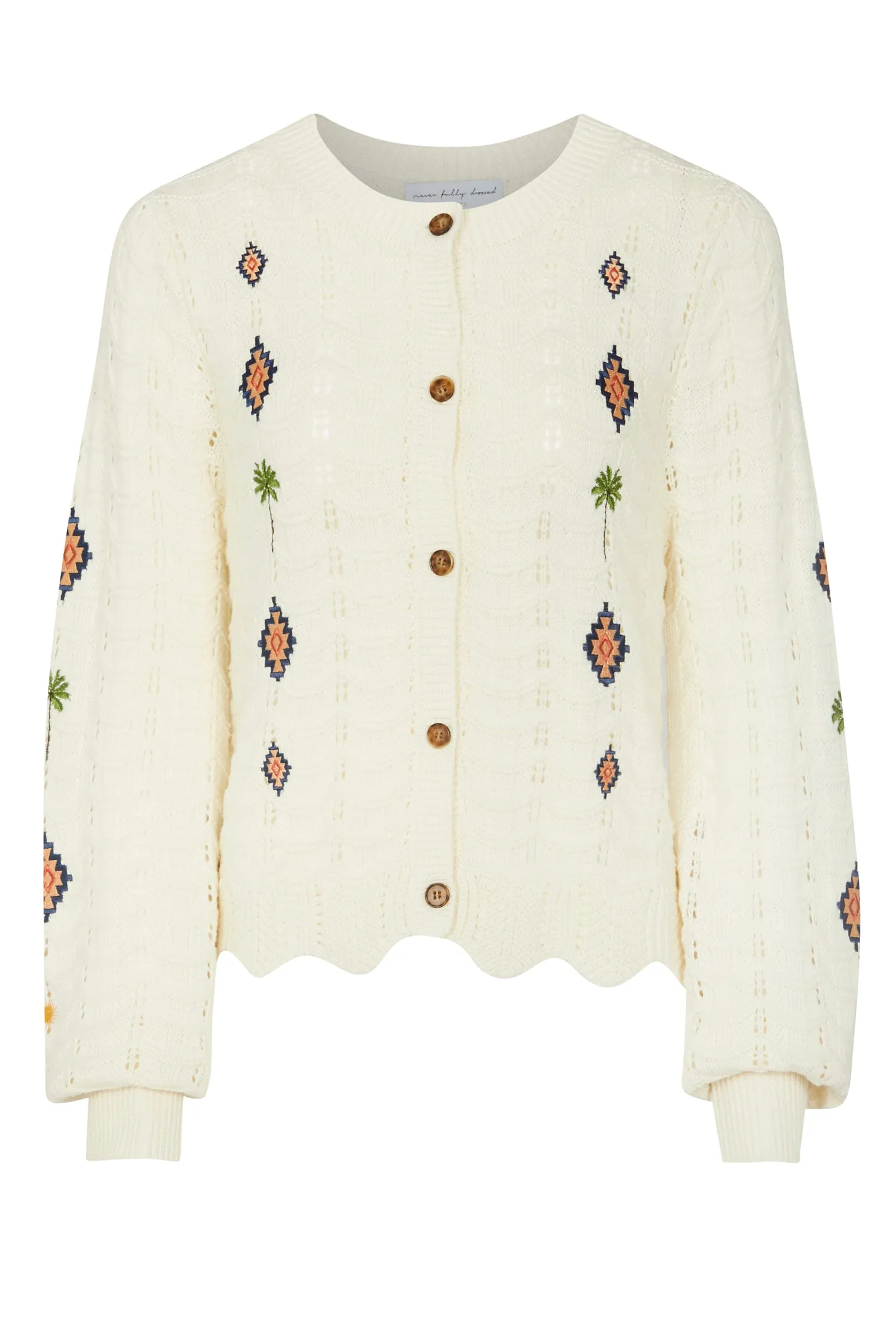 St Tropez Pointelle Cardigan