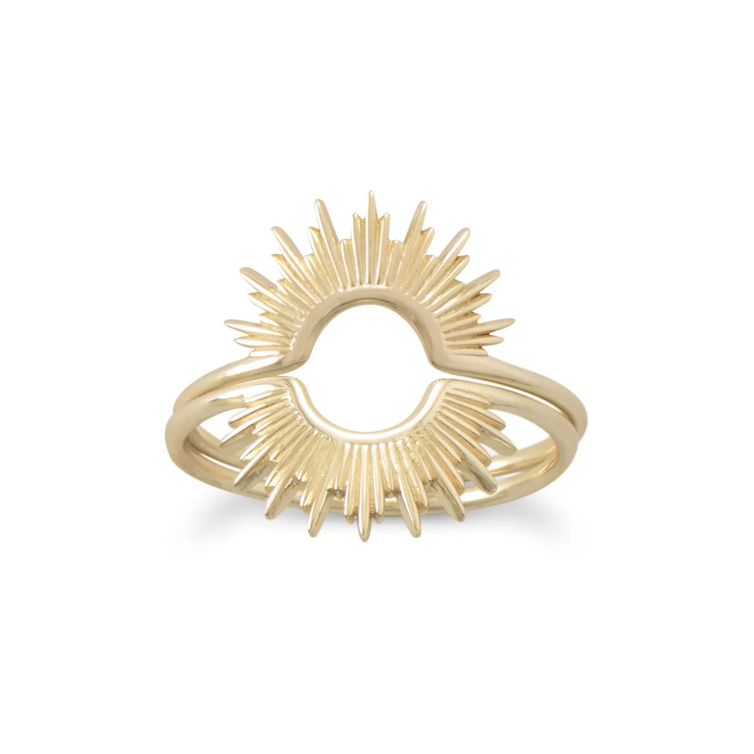 Sterling Silver Sunburst Ring
