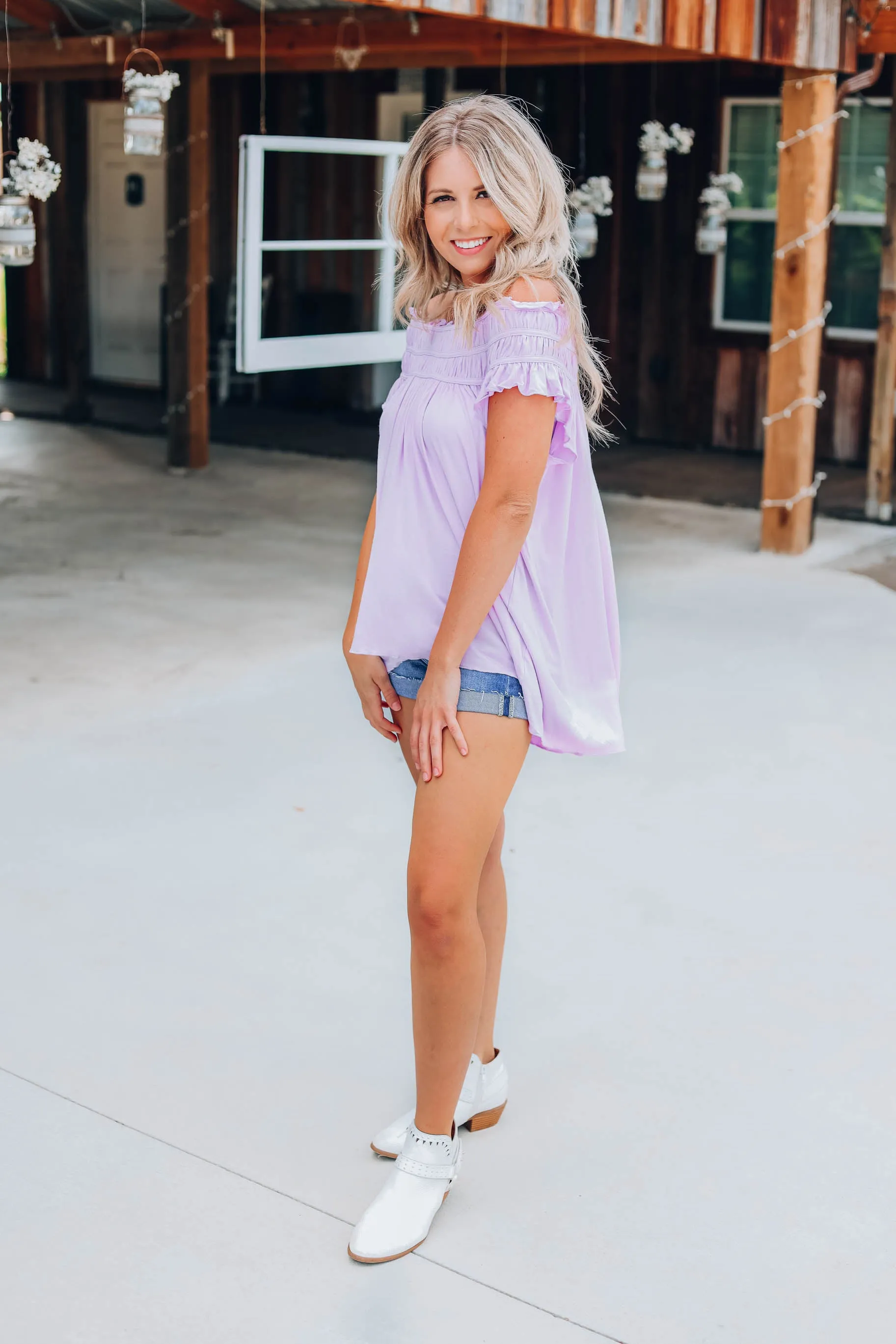 Stevi Smocked Tank