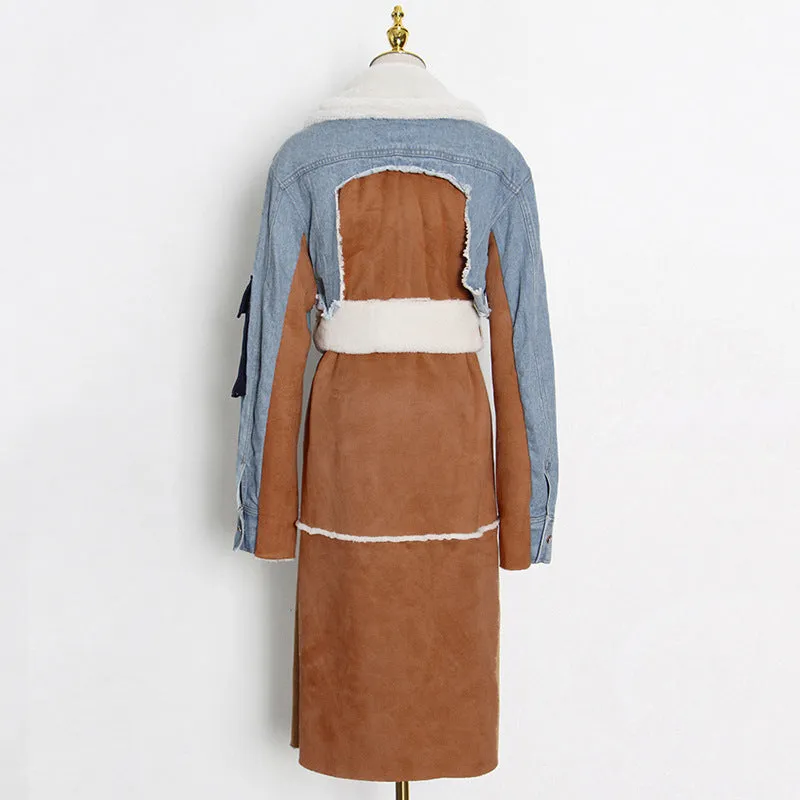 Street Hipster Lamb Wool Coat