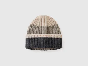 Striped Multicolor Benie Hat