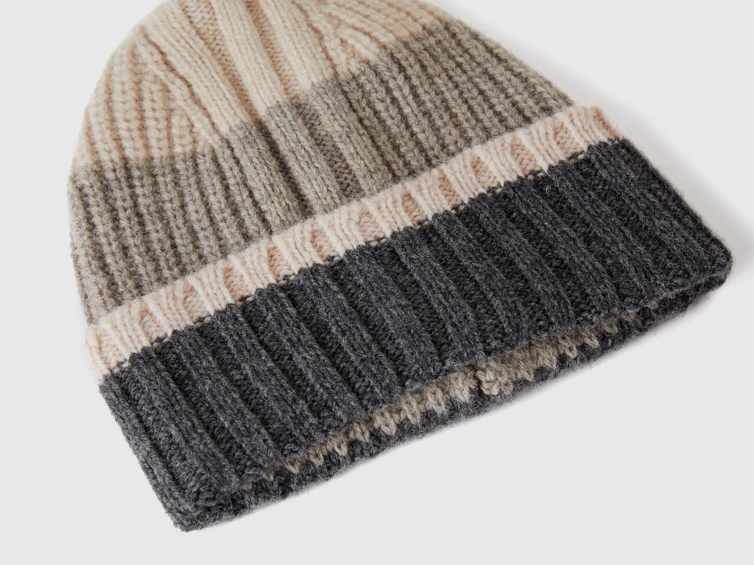 Striped Multicolor Benie Hat