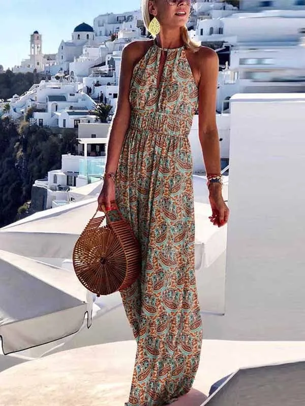 Stunncal Sexy Printed Maxi Dress