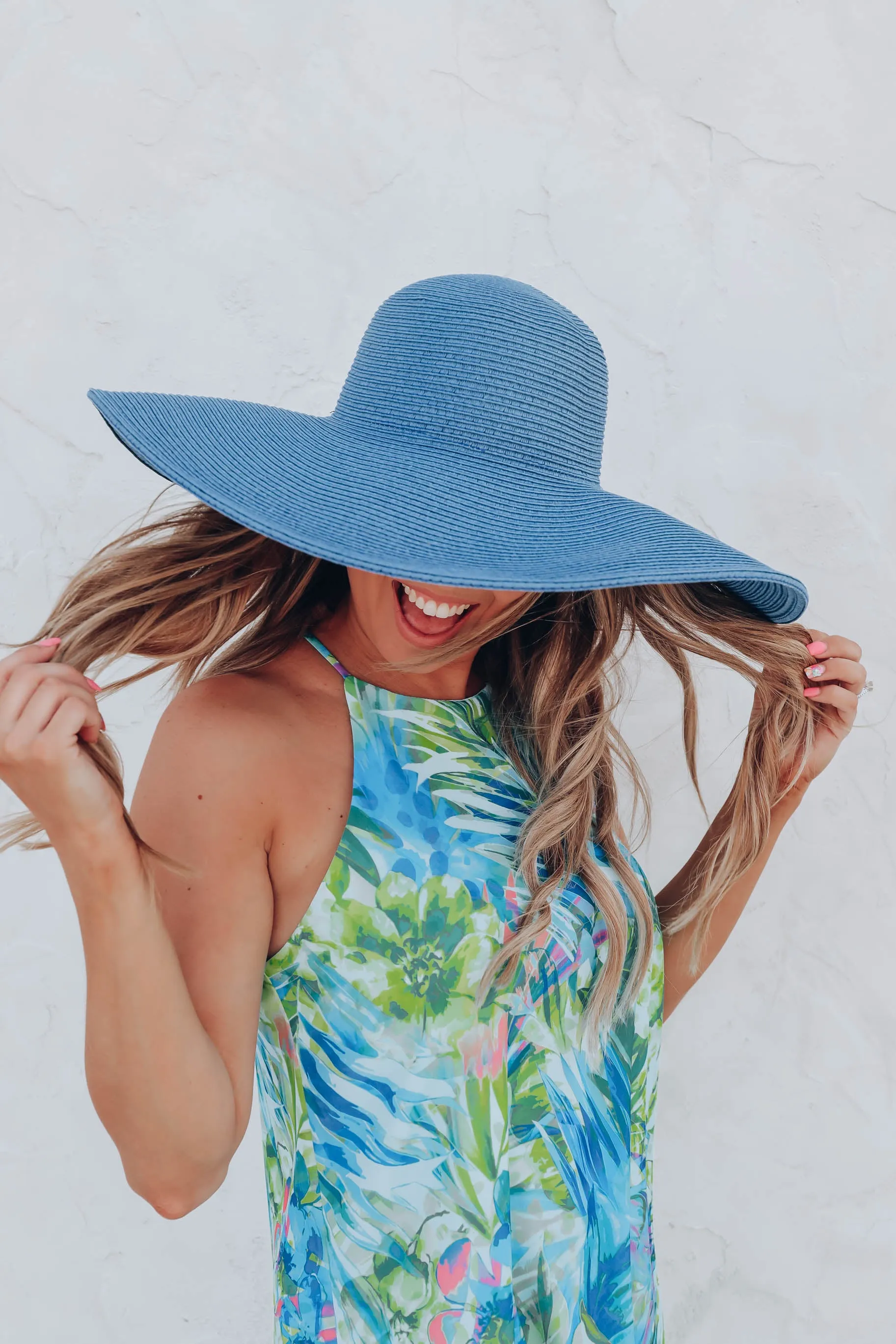 Summer Blues Sun Hat