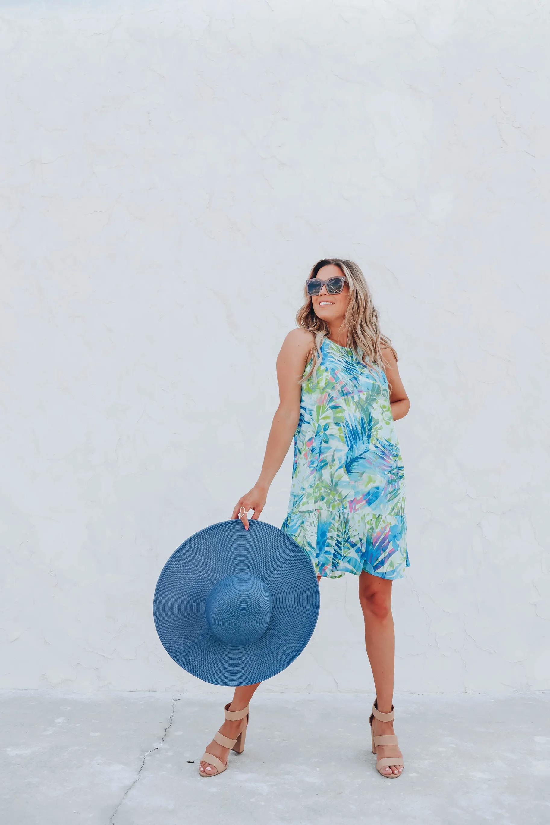 Summer Blues Sun Hat