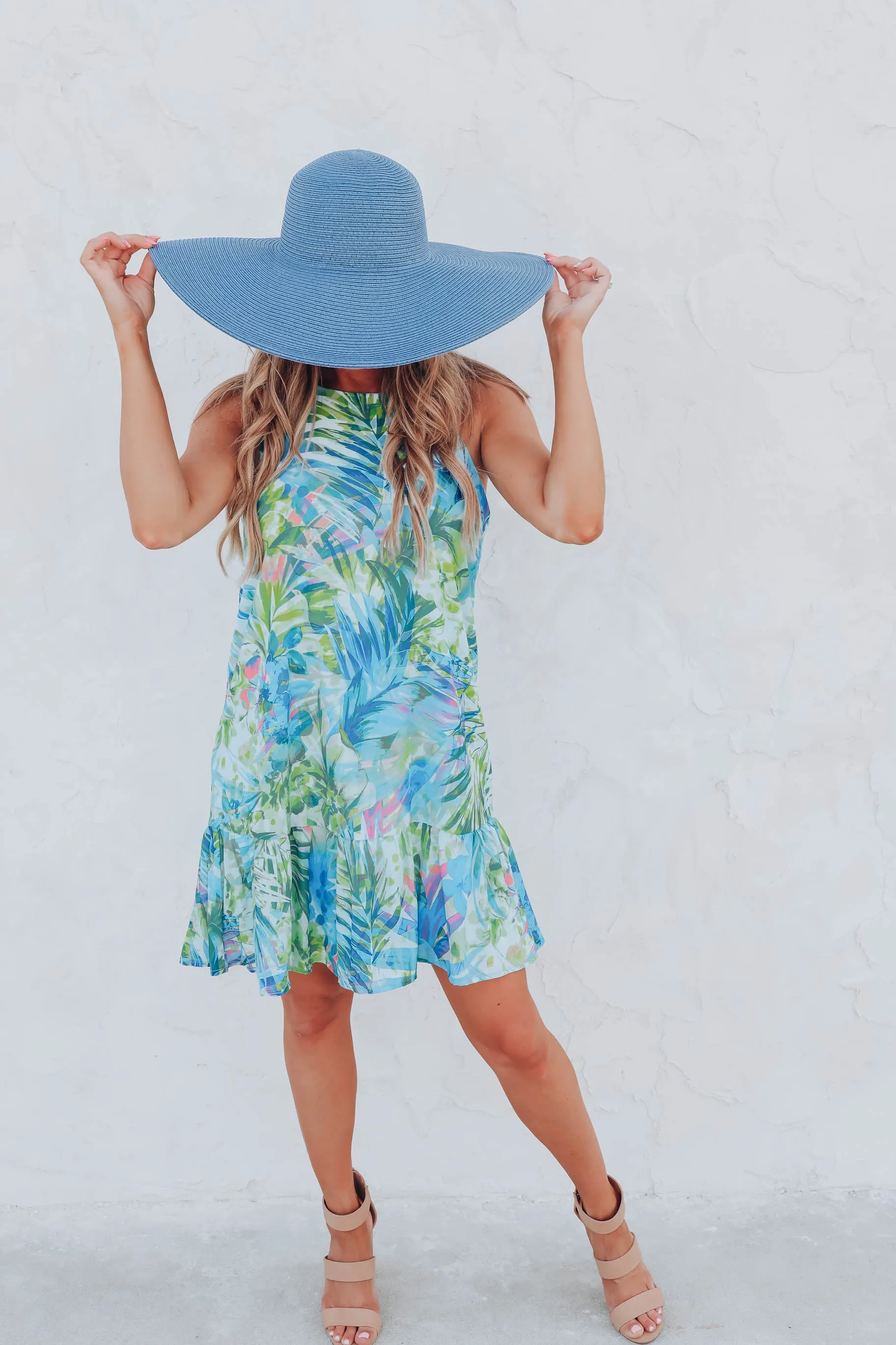 Summer Blues Sun Hat
