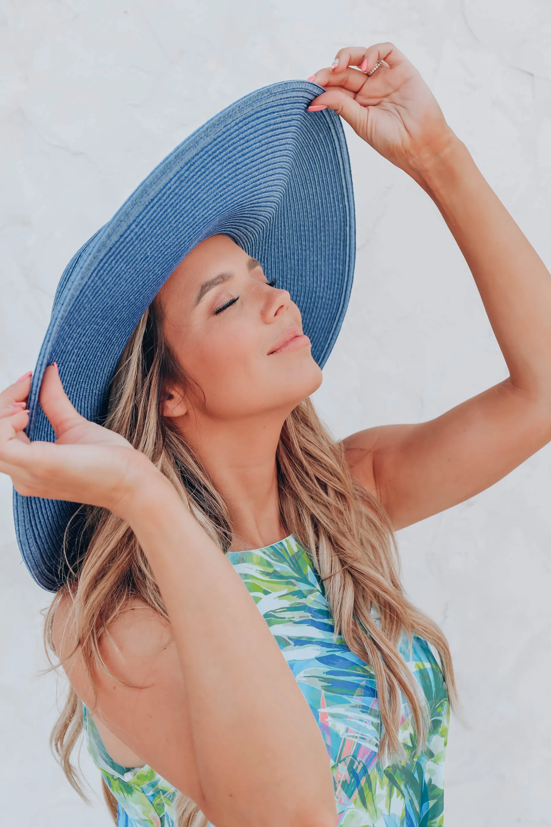 Summer Blues Sun Hat