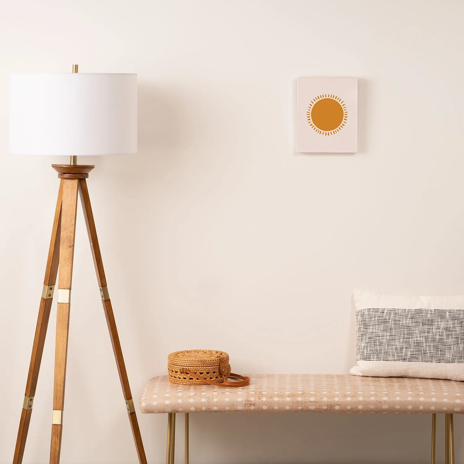 Summer Desert Sun Art Canvas