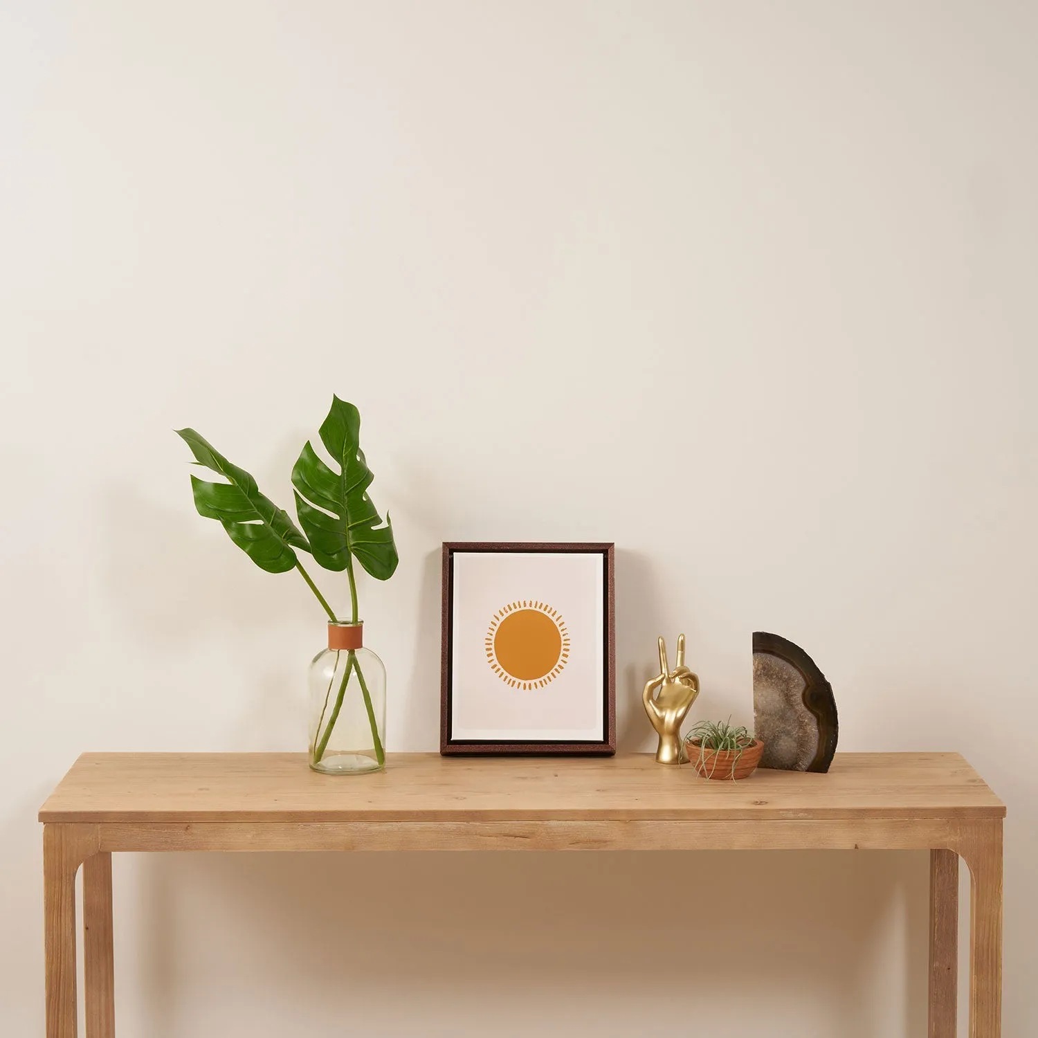Summer Desert Sun Art Canvas