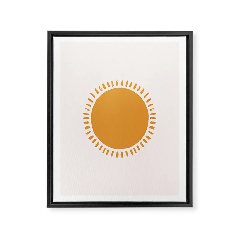 Summer Desert Sun Art Canvas