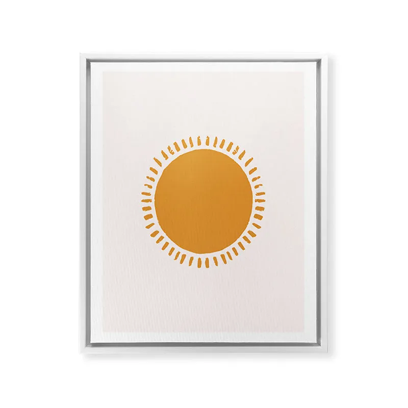 Summer Desert Sun Art Canvas