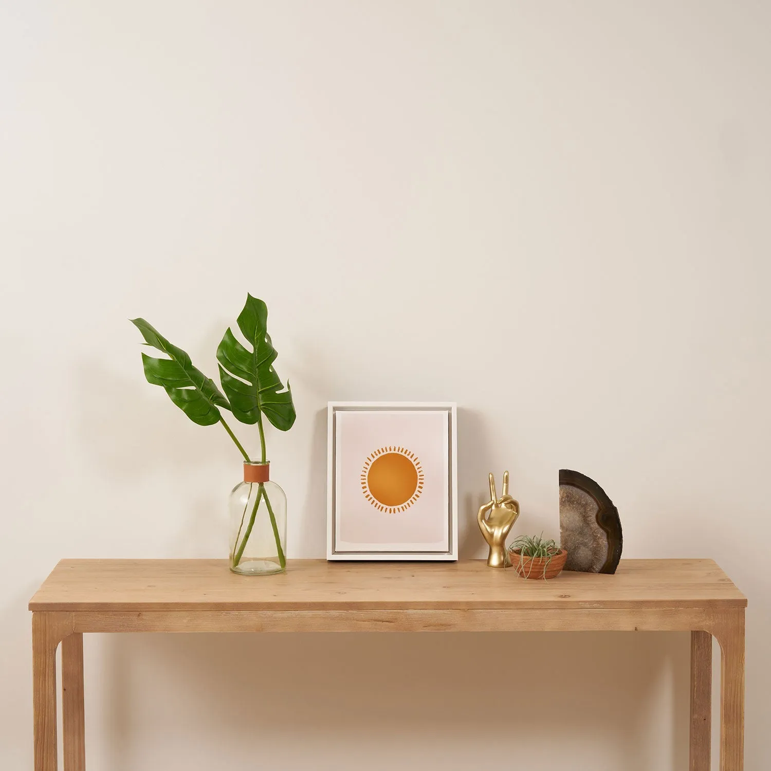 Summer Desert Sun Art Canvas