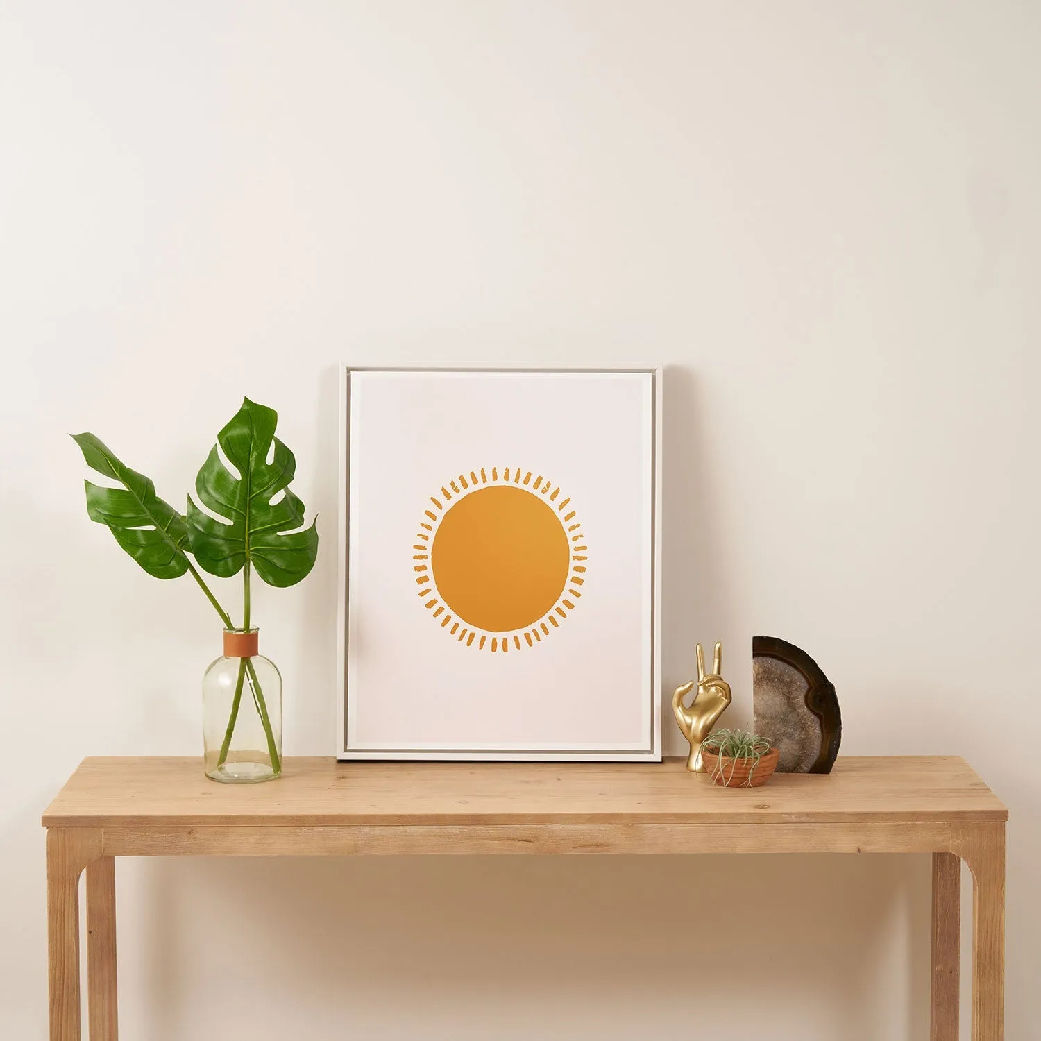 Summer Desert Sun Art Canvas