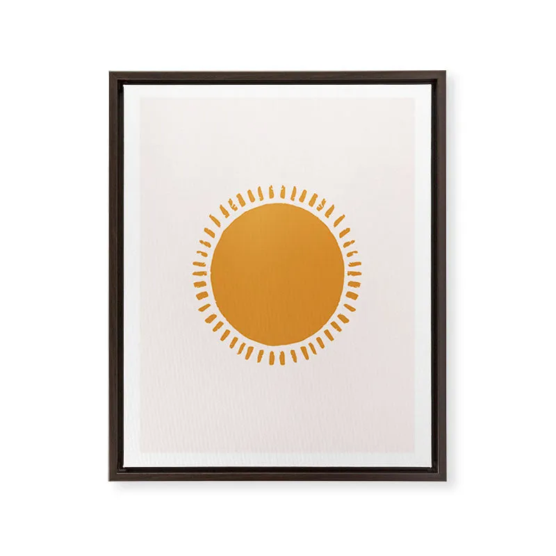 Summer Desert Sun Art Canvas