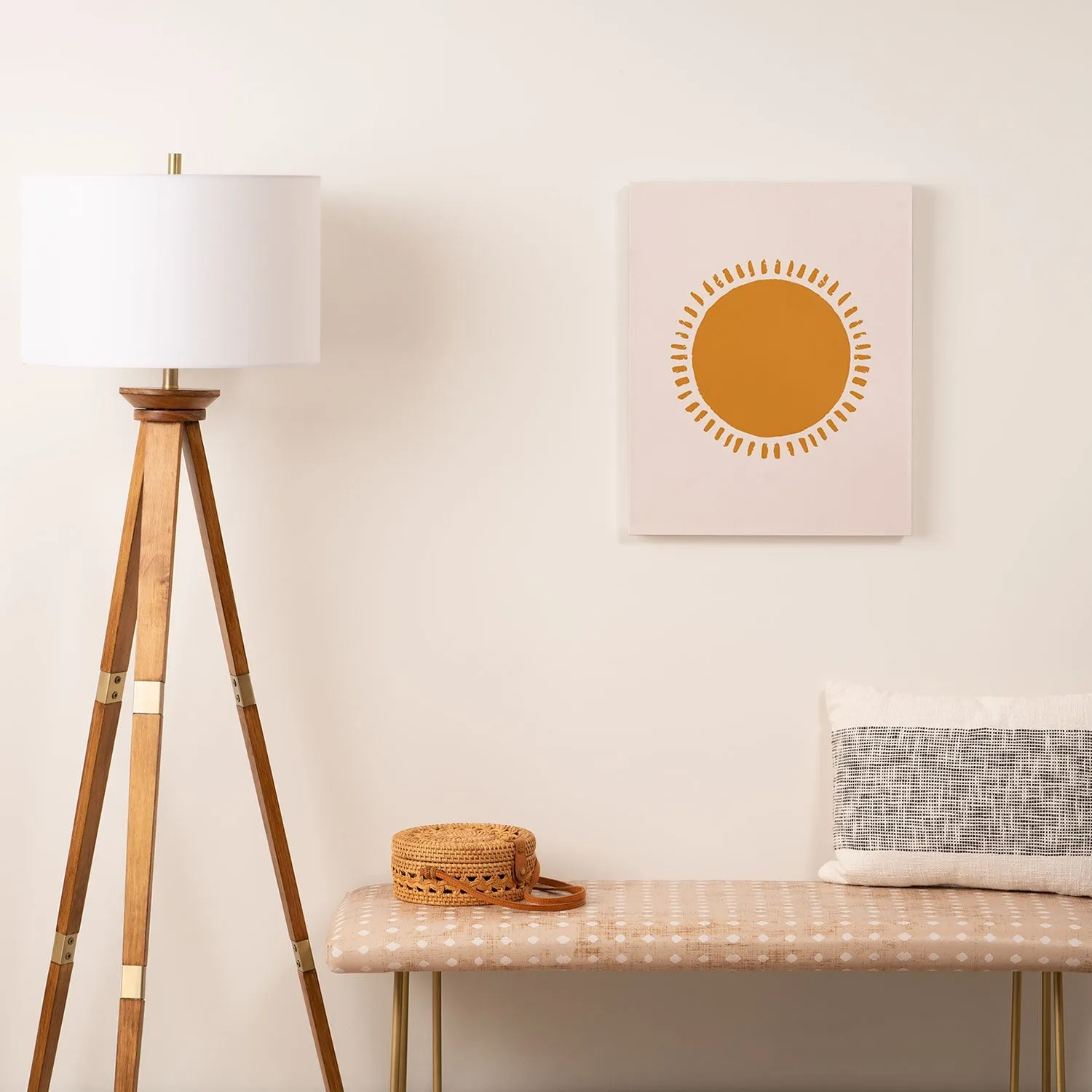 Summer Desert Sun Art Canvas